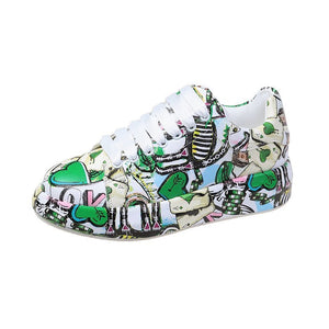 Women's Fashion Painted Sneakers