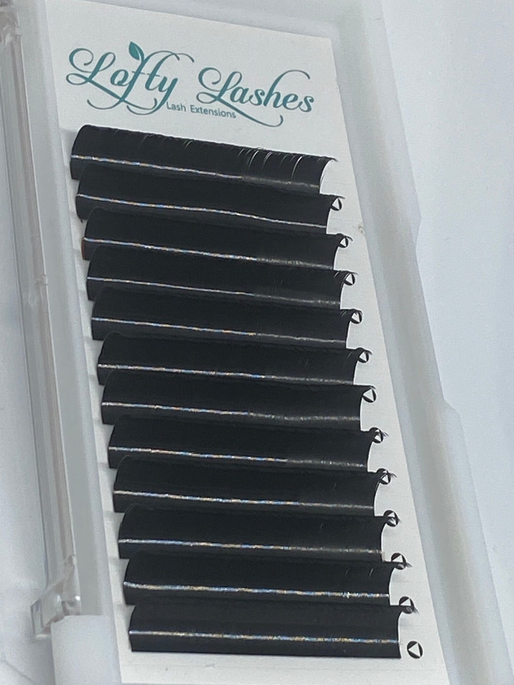 Lofty Lashes Flat Lash B-Curl 0.15 Lash Trays